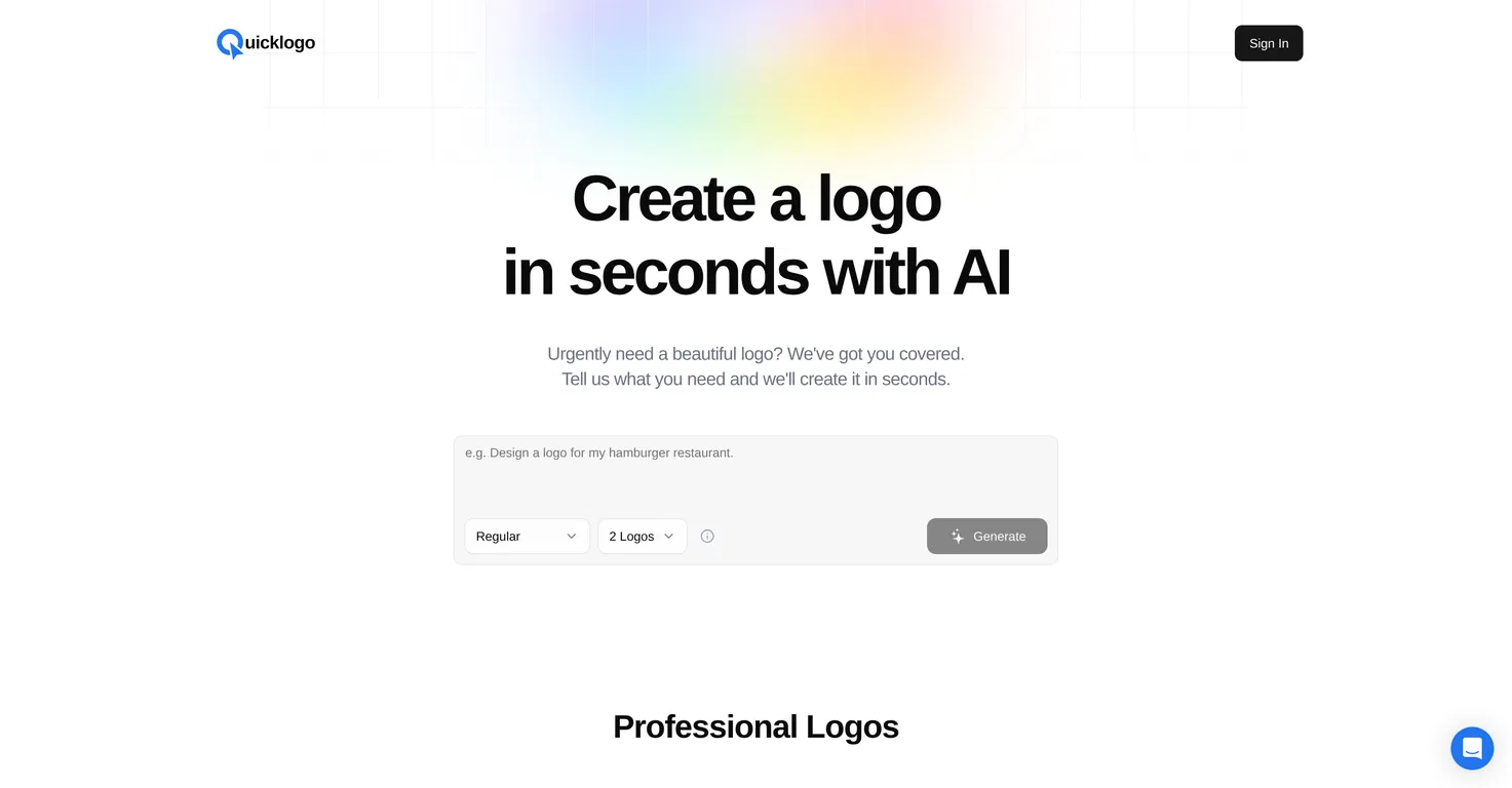 Quicklogo screenshot