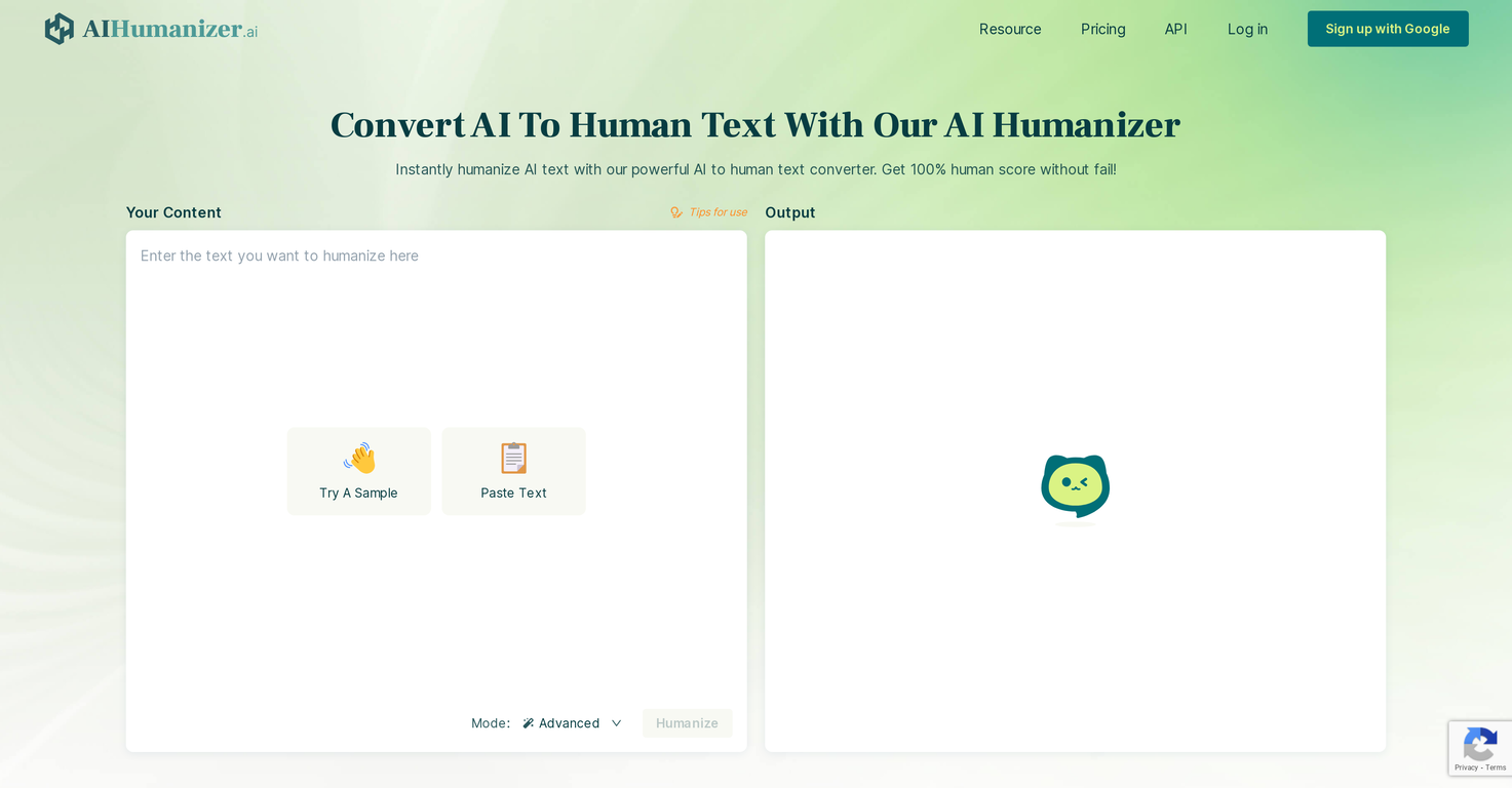 AIHumanizer.ai screenshot