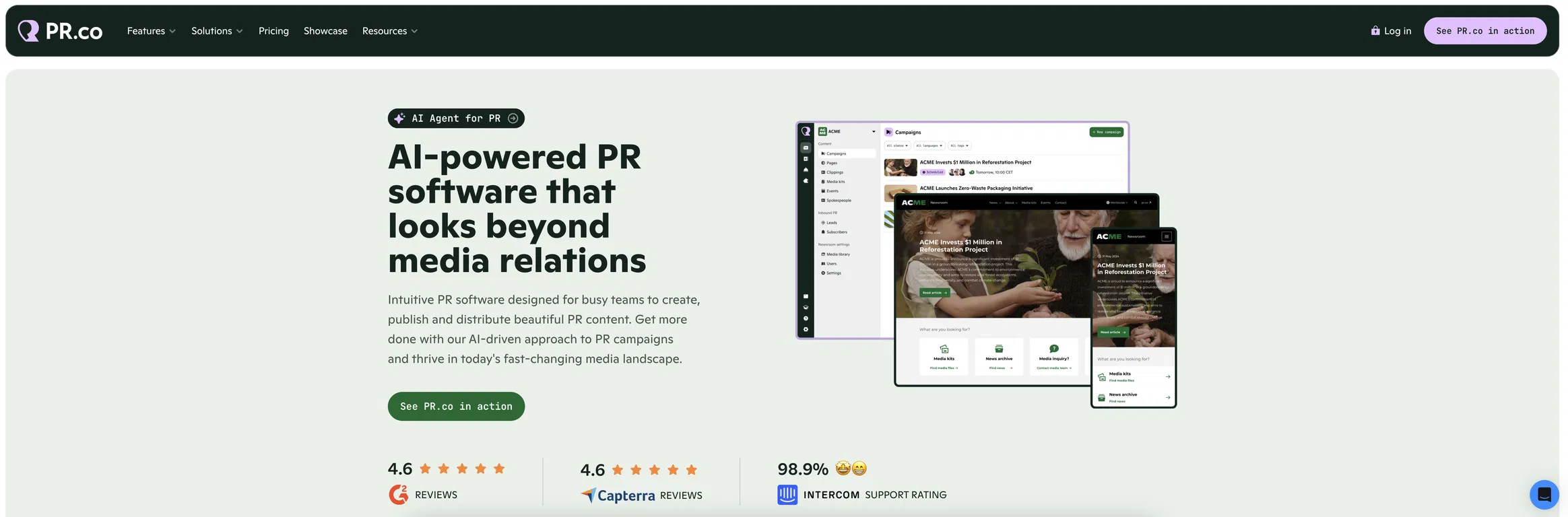 PR.co screenshot