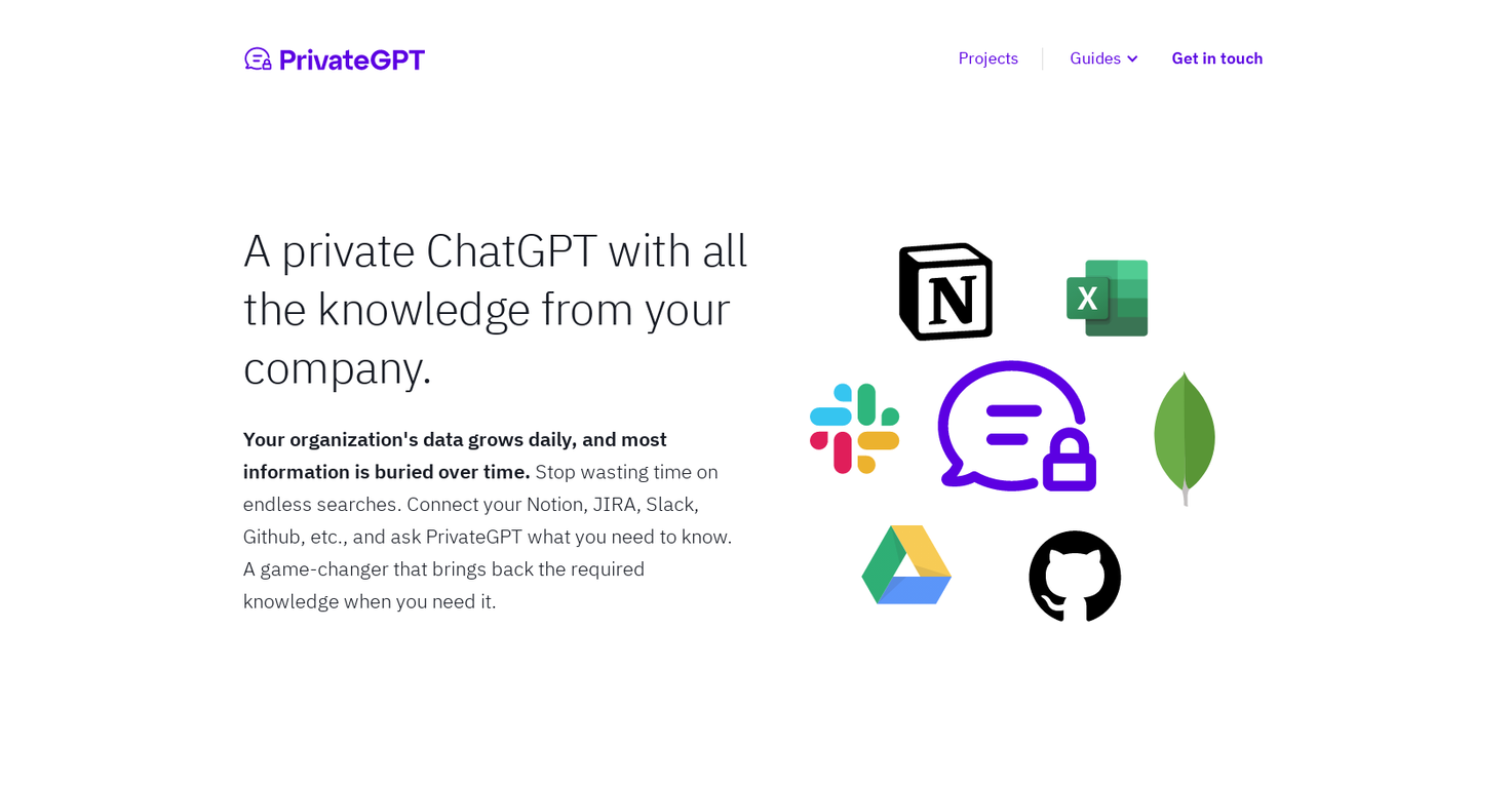 PrivateGPT.io screenshot