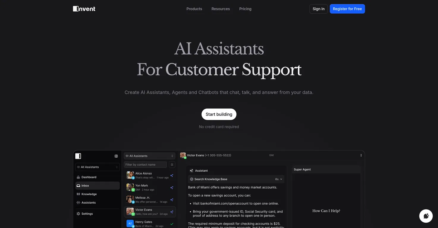Invent | AI Assistants screenshot