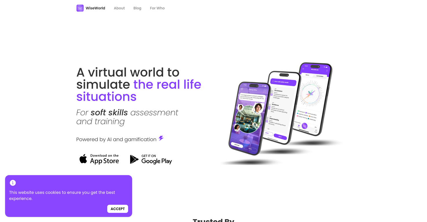 WiseWorld screenshot