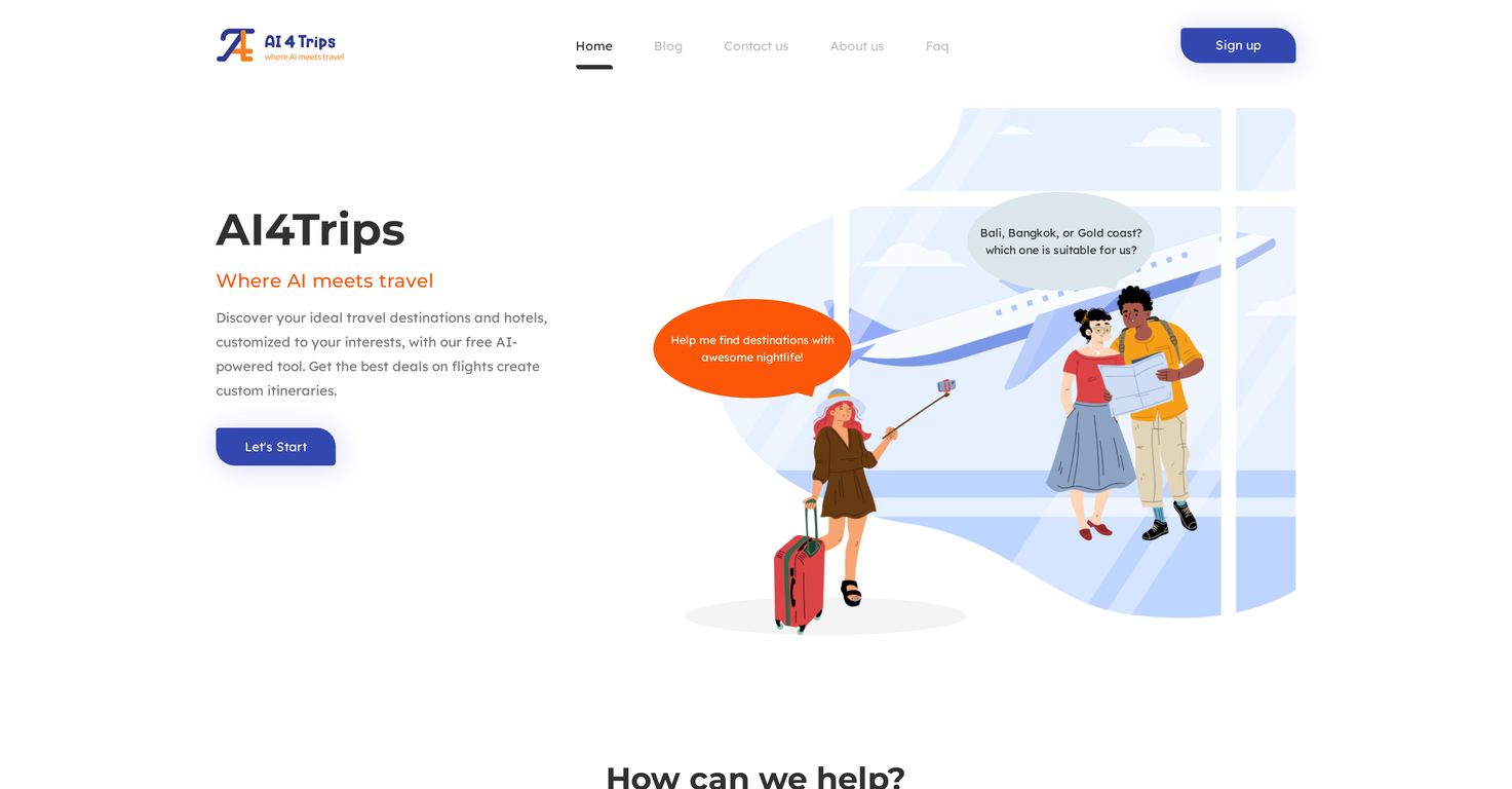AI4Trips screenshot