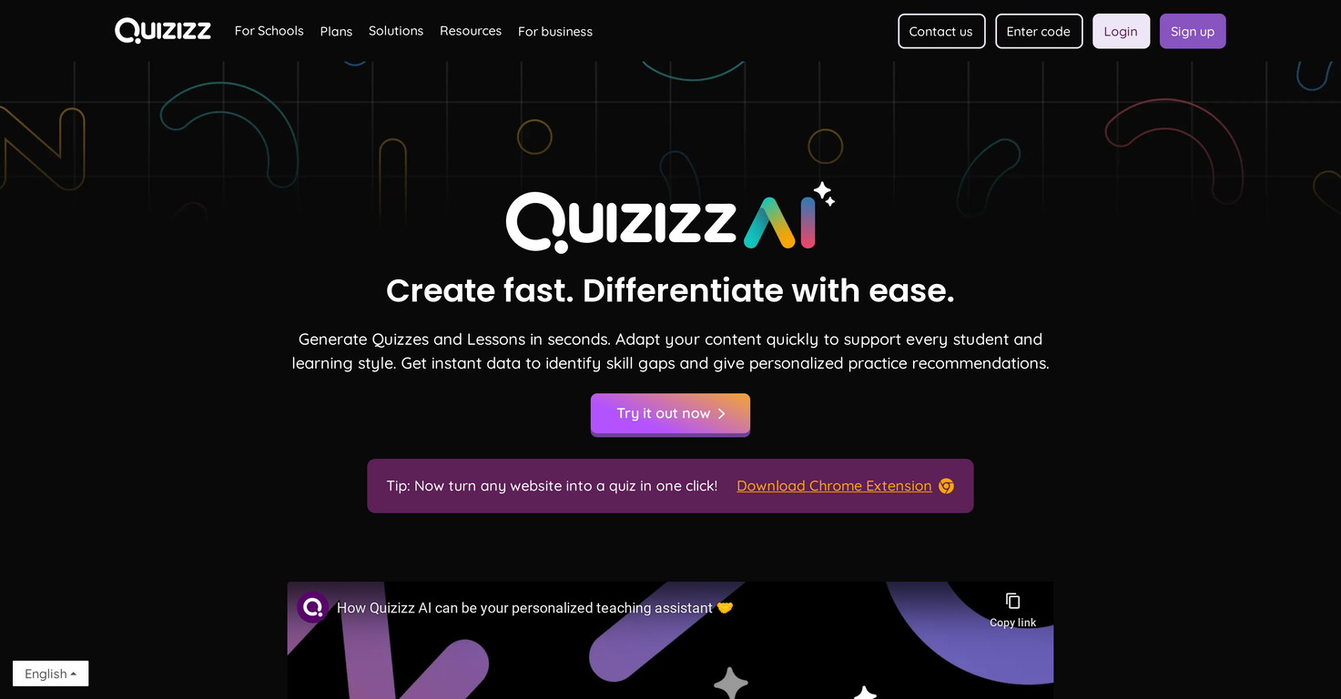 Quizizz AI screenshot