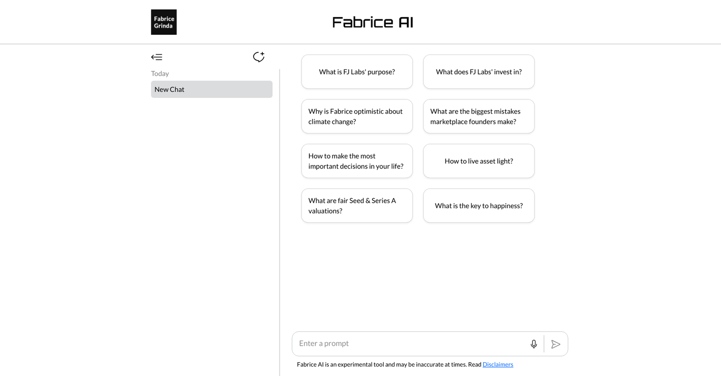Fabrice AI screenshot