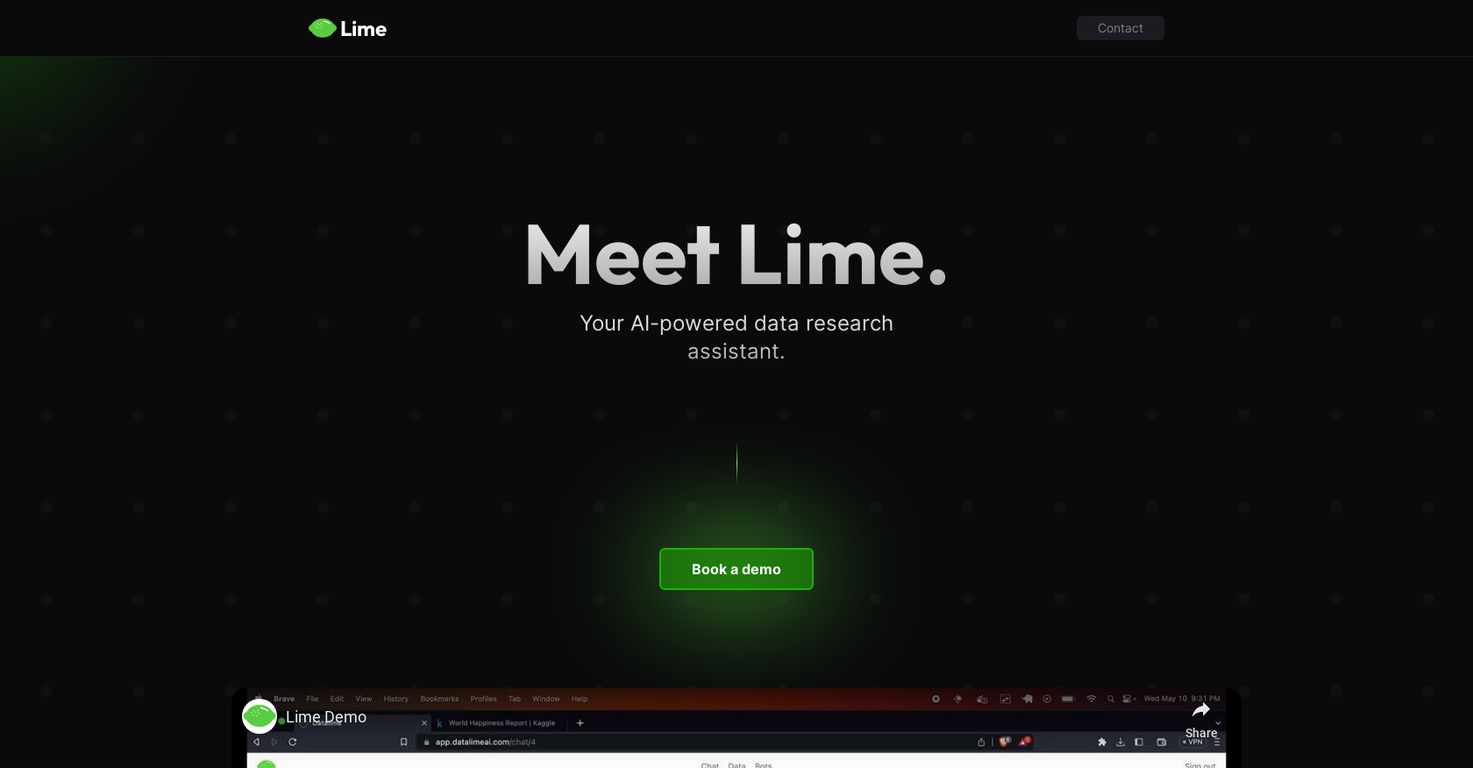 Lime AI screenshot