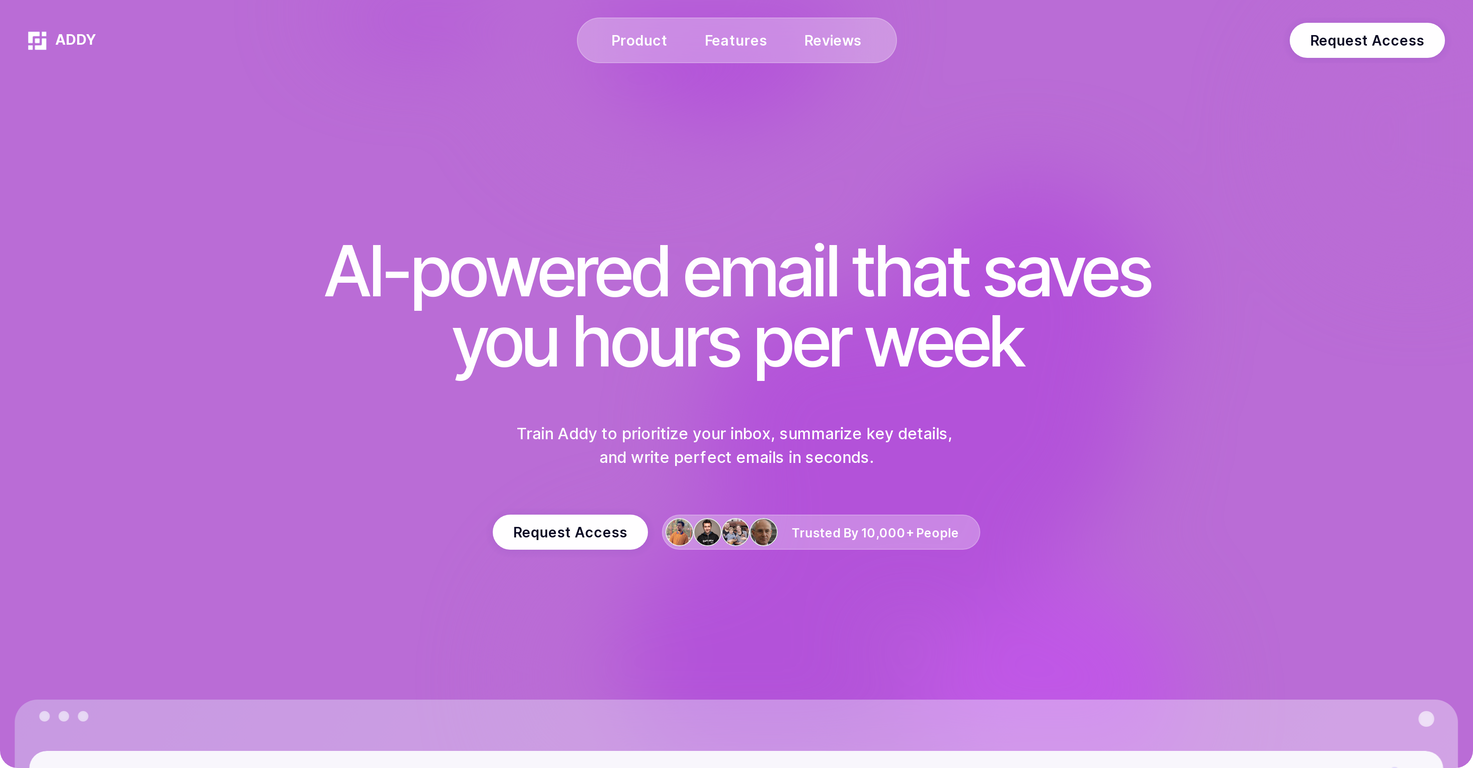 Addy AI screenshot