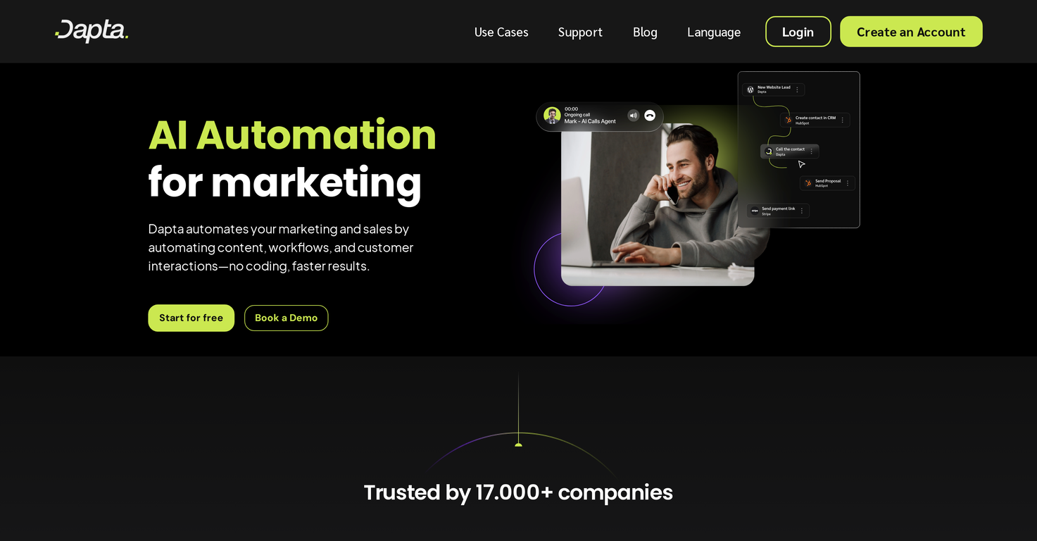 Dapta screenshot