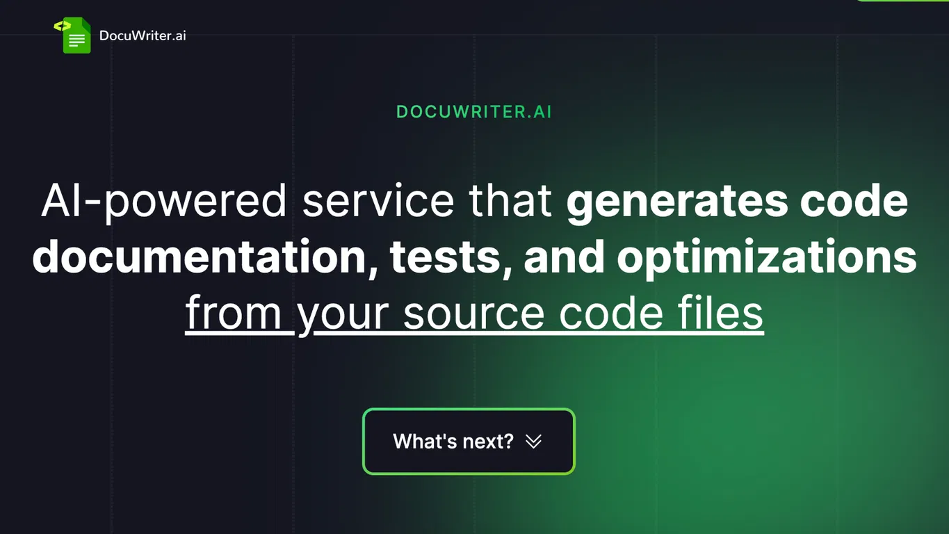 DocuWriter.ai screenshot