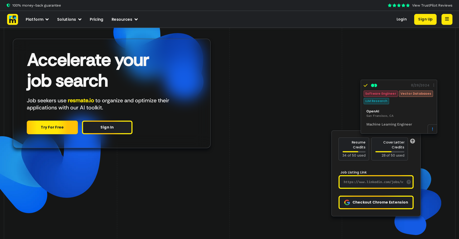 Resmate screenshot