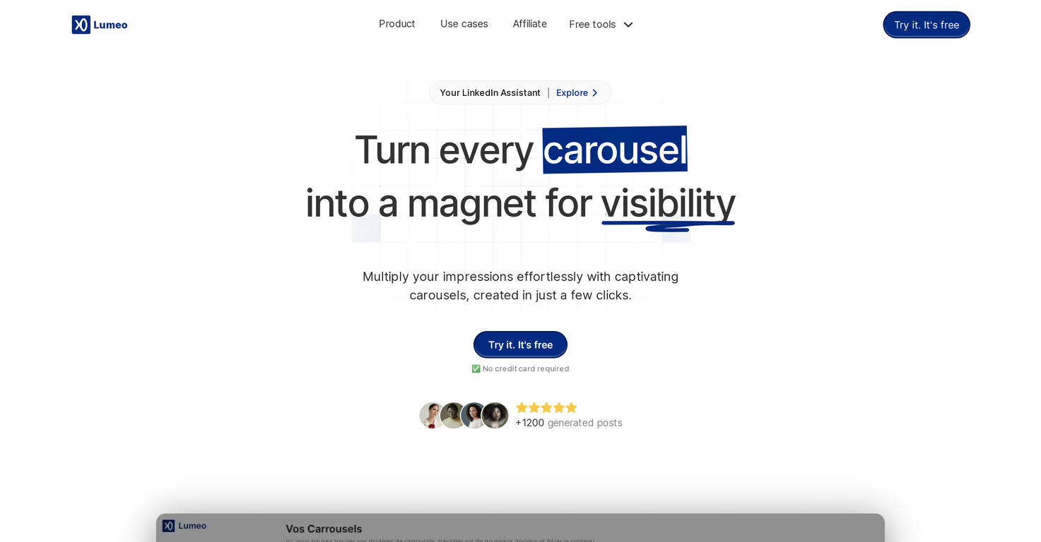 Lumeo screenshot