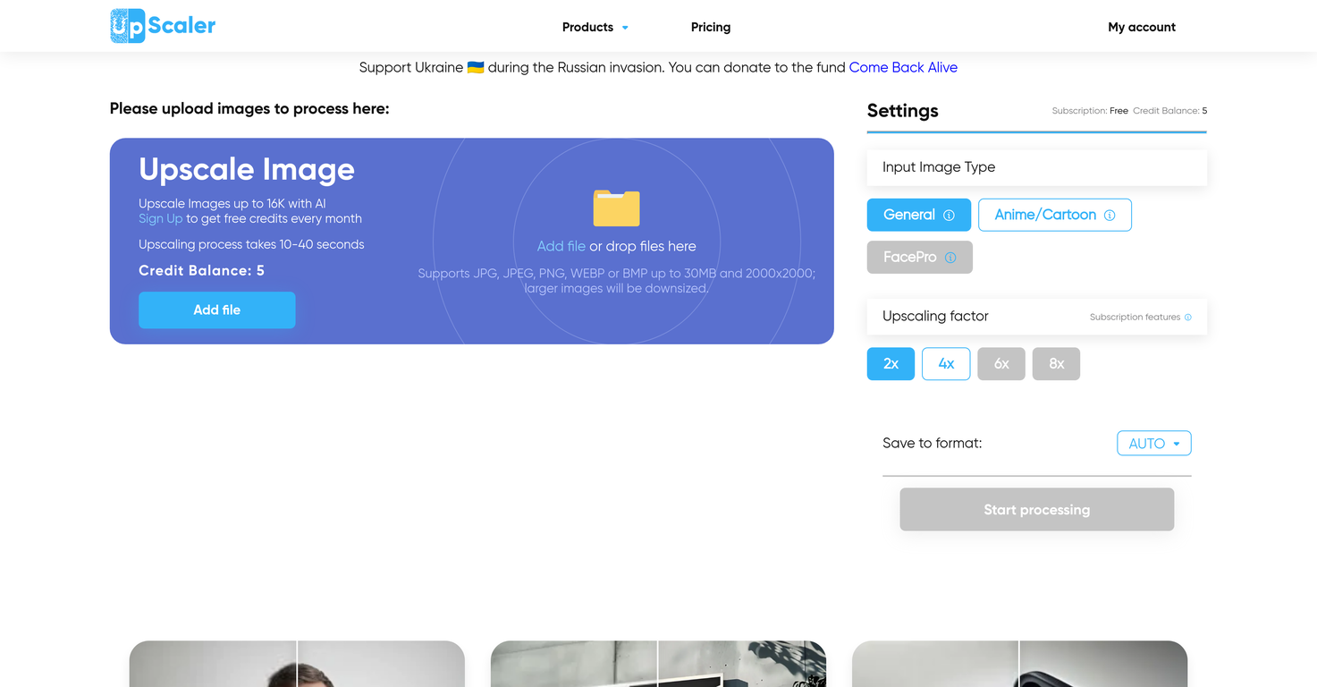 ImageUpscaler screenshot