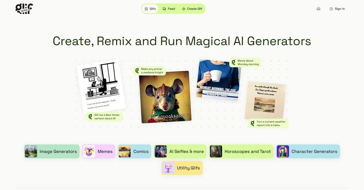 Glif App screenshot