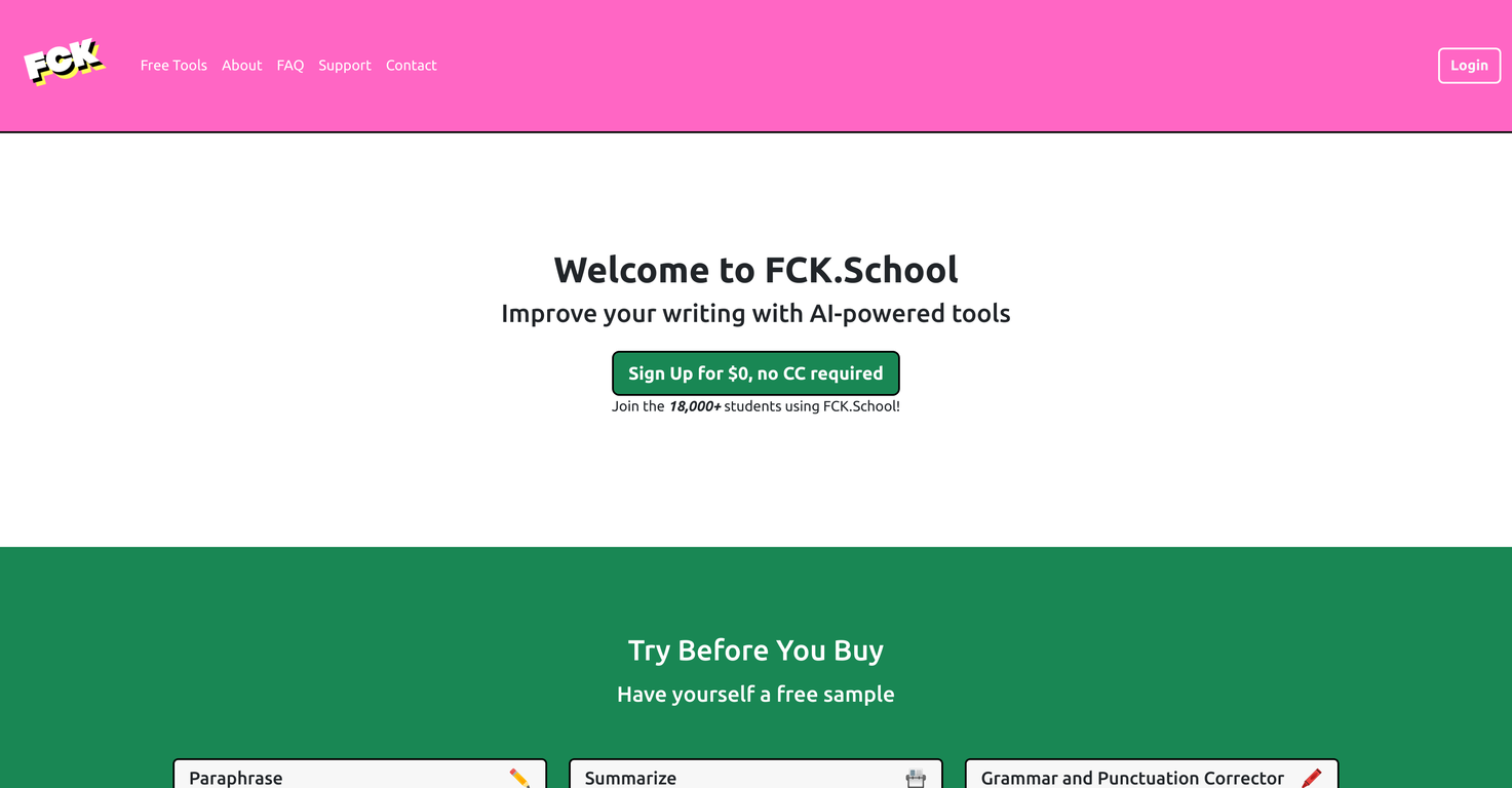 FCK.School screenshot