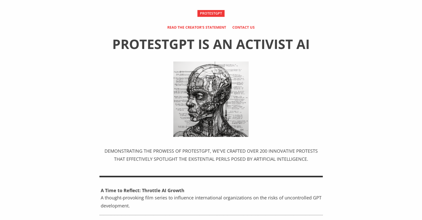ProtestGPT screenshot