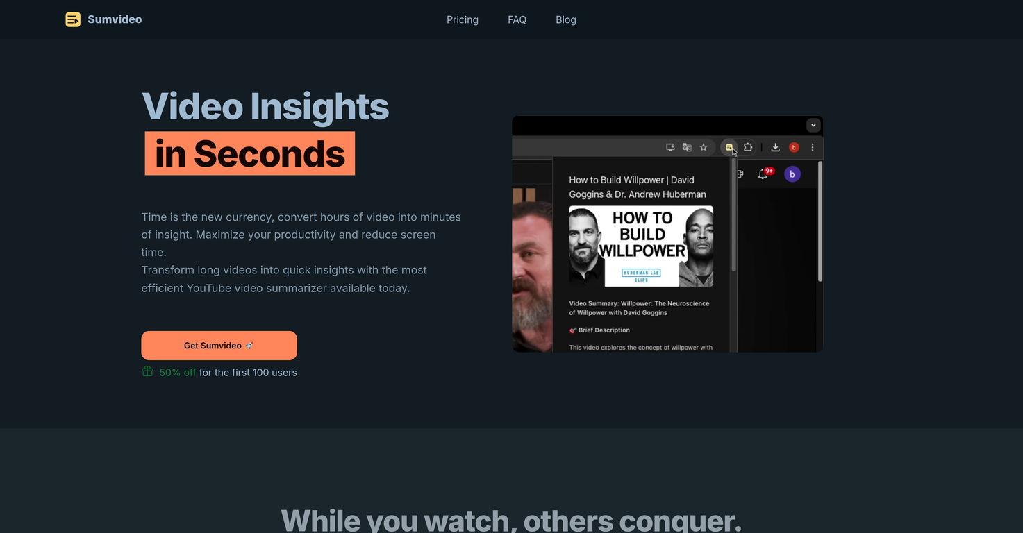 Sumvideo screenshot