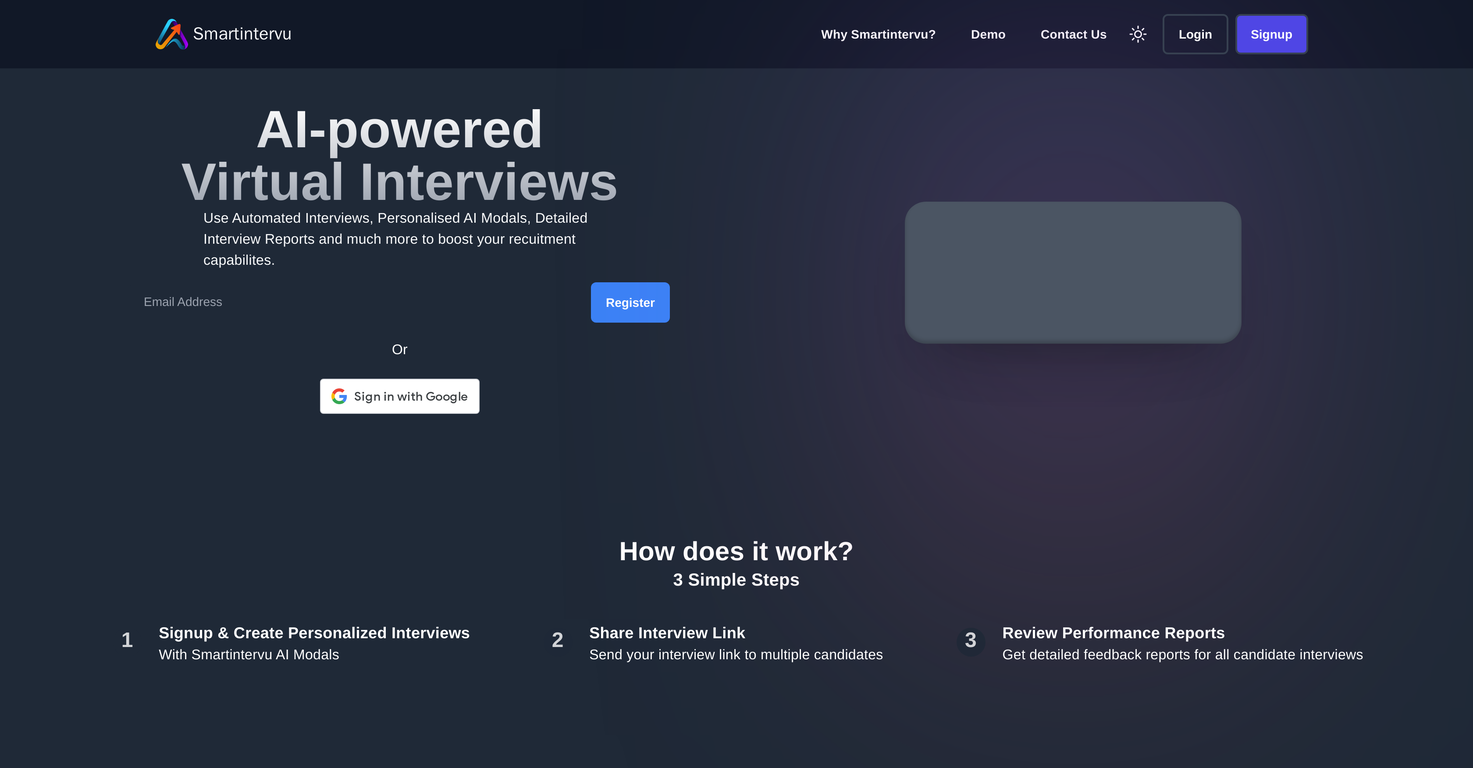 SmartIntervu screenshot