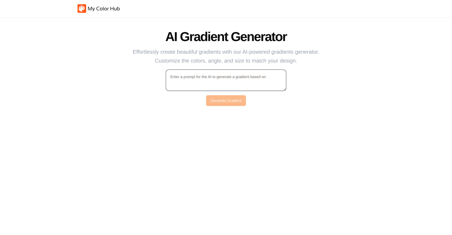 AI Gradient Generator screenshot