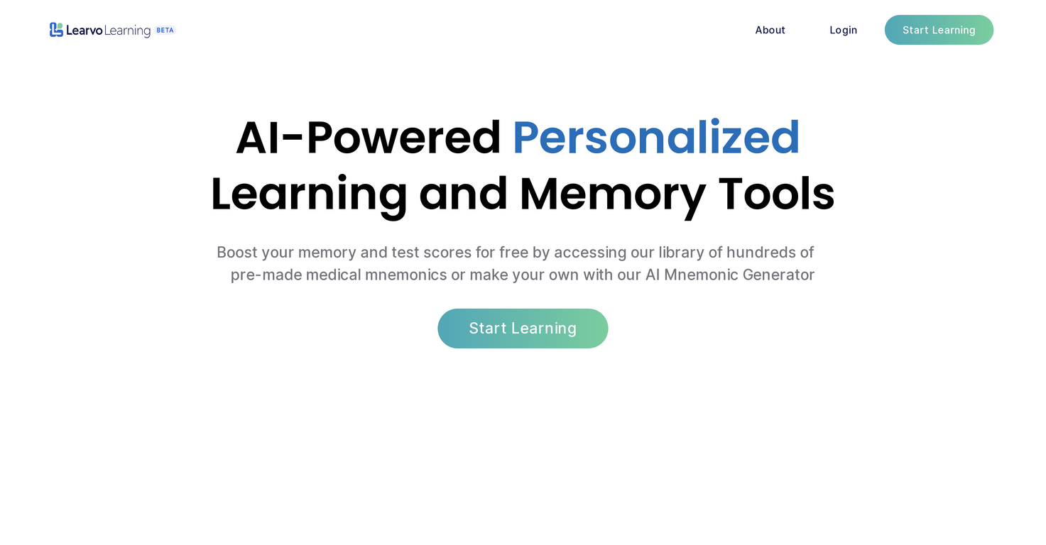 Learvo screenshot