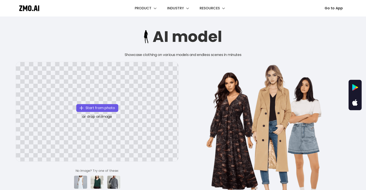 AI model by ZMO screenshot