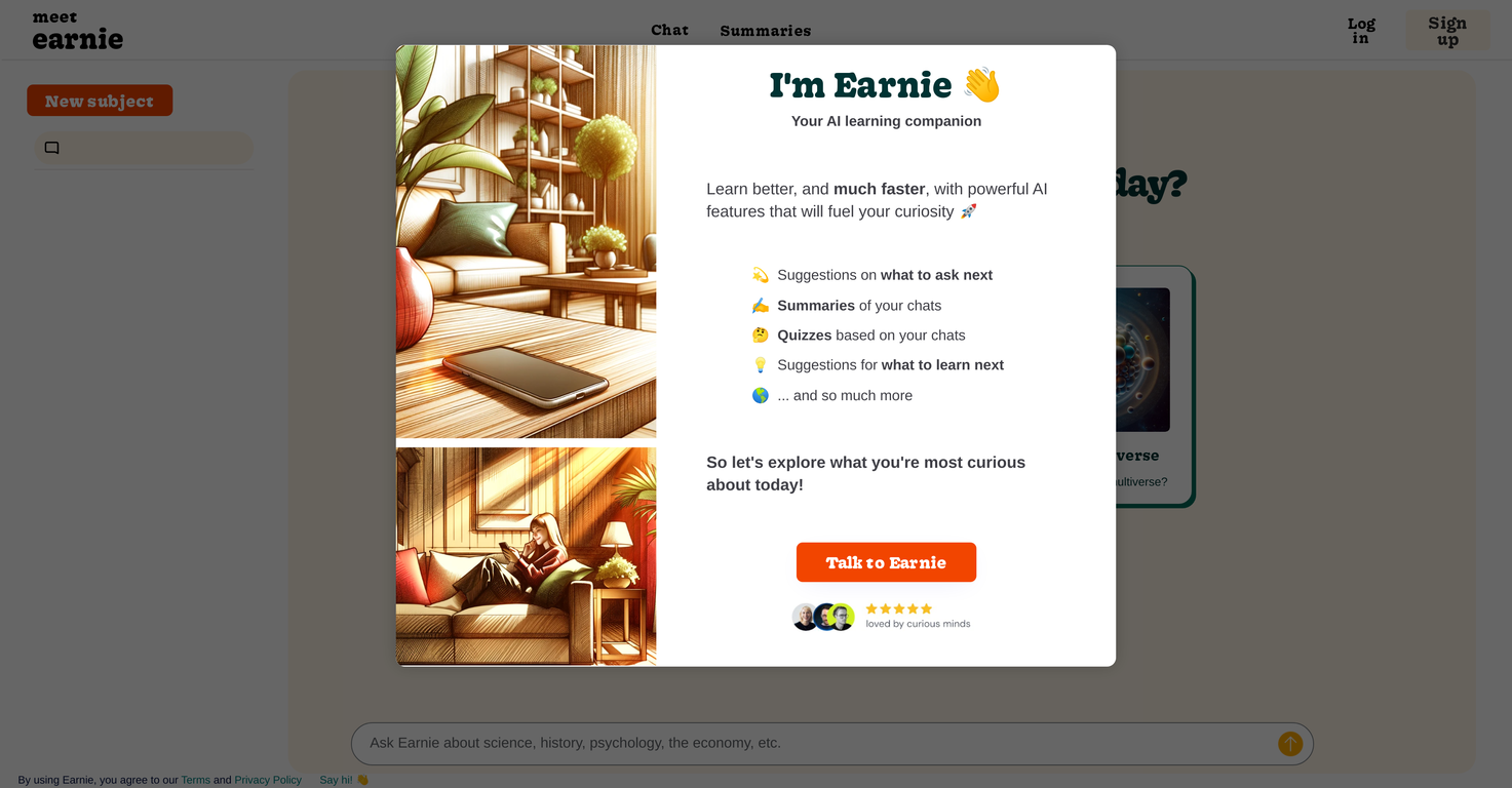 Earnie screenshot