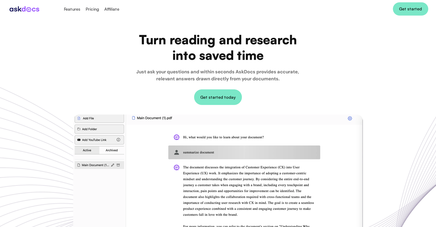 AskDocs screenshot