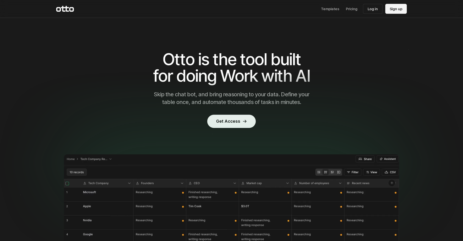 Otto AI screenshot