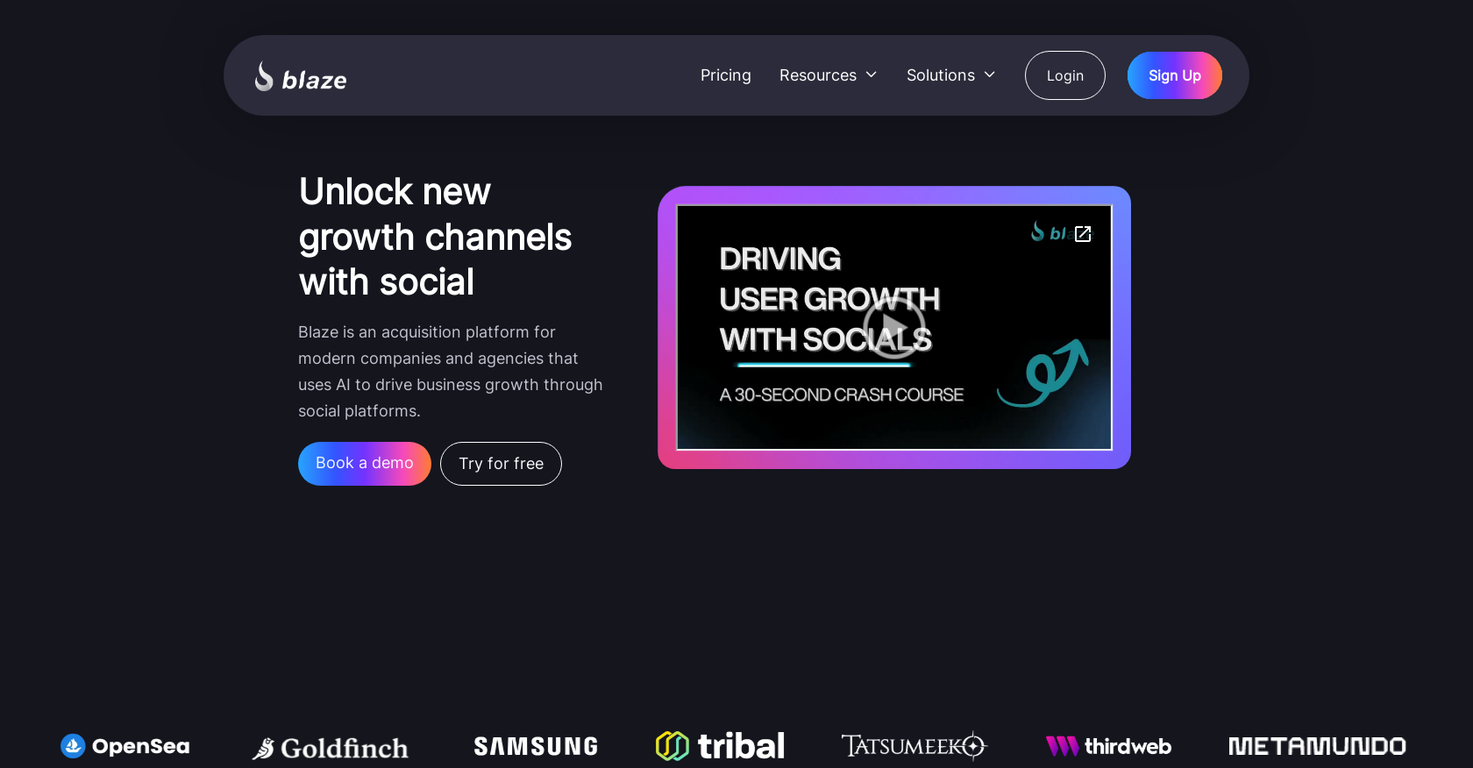 WithBlaze screenshot