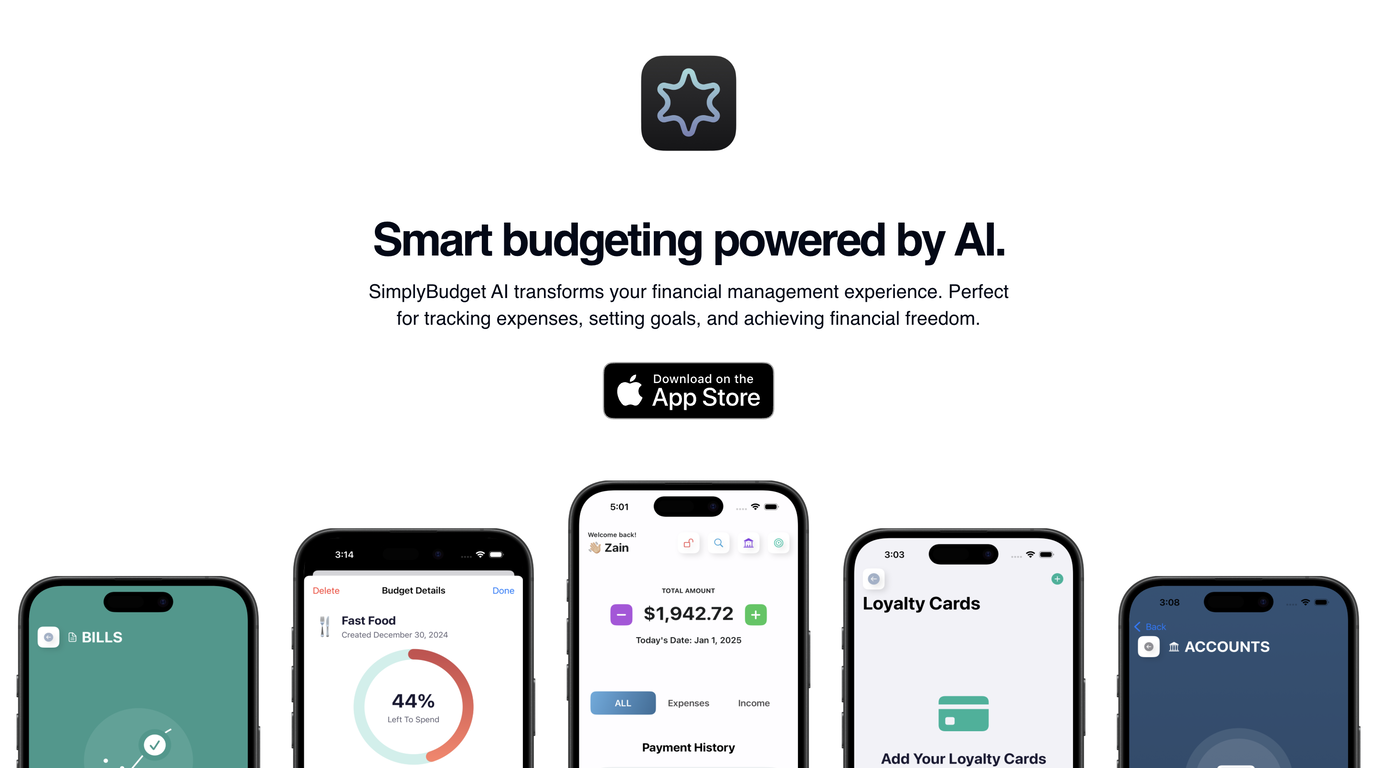 SimplyBudget - V1.0 screenshot