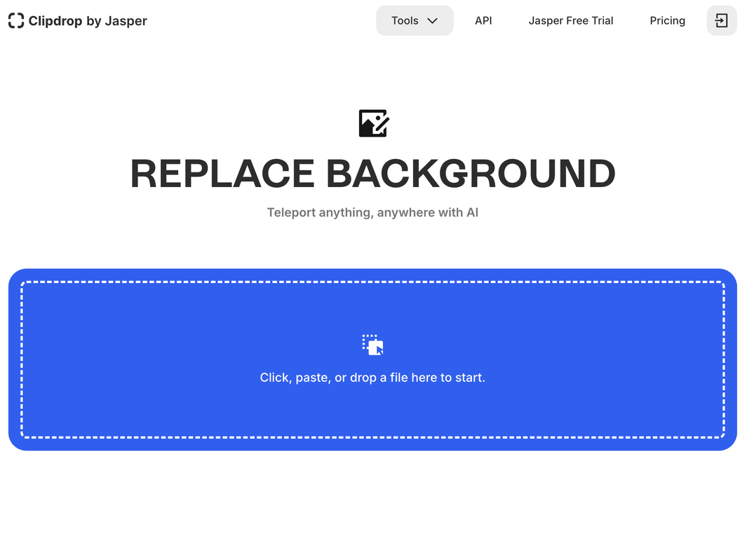 ClipDrop Replace Background screenshot