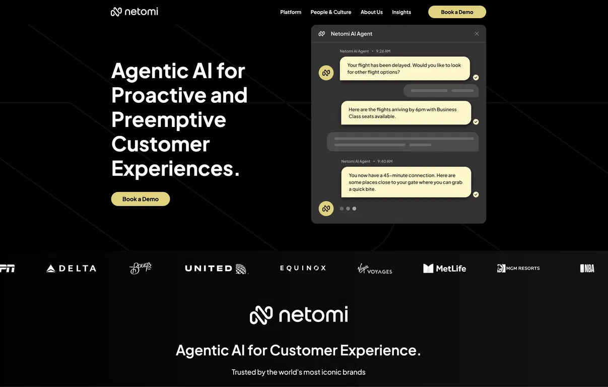 Netomi screenshot