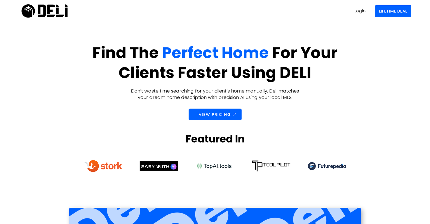 DELI screenshot
