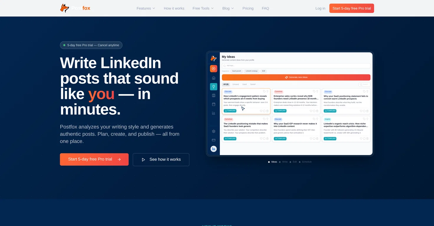 Postfox screenshot