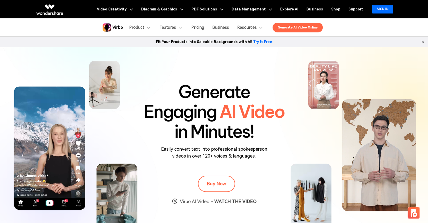 Wondershare Virbo screenshot