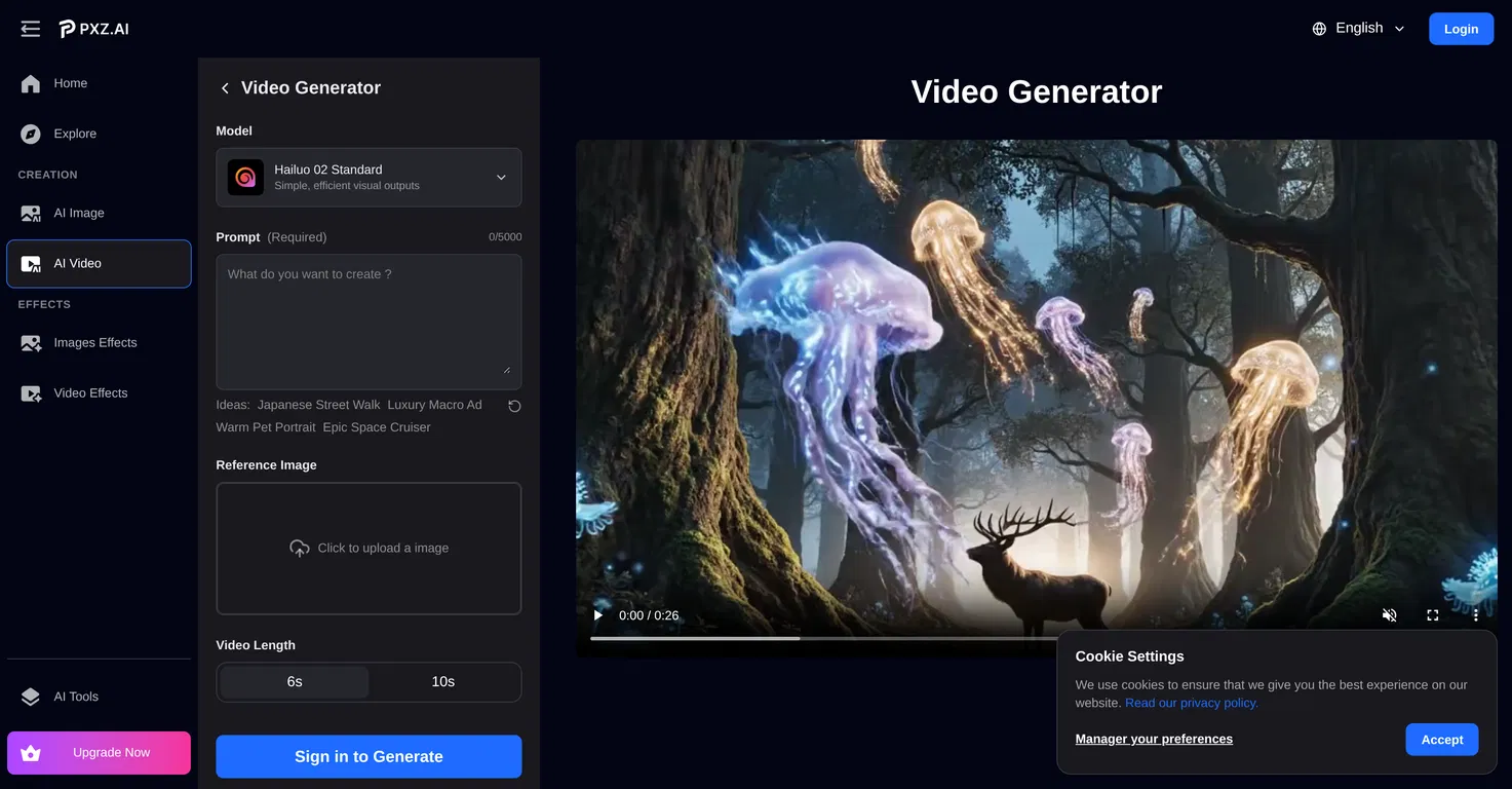 PXZ AI | Video Generator screenshot