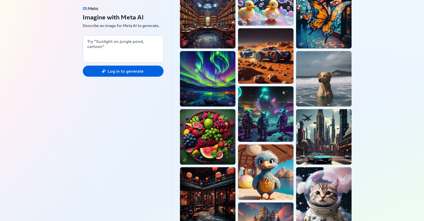 Imagine by Meta screenshot