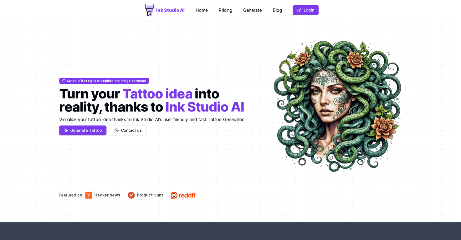 Ink Studio AI screenshot