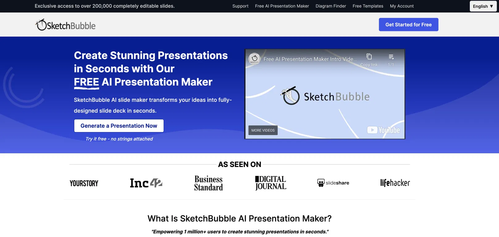 AI Presentation Maker by SketchBubble screenshot