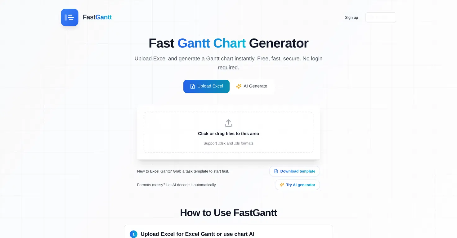 FastGantt screenshot