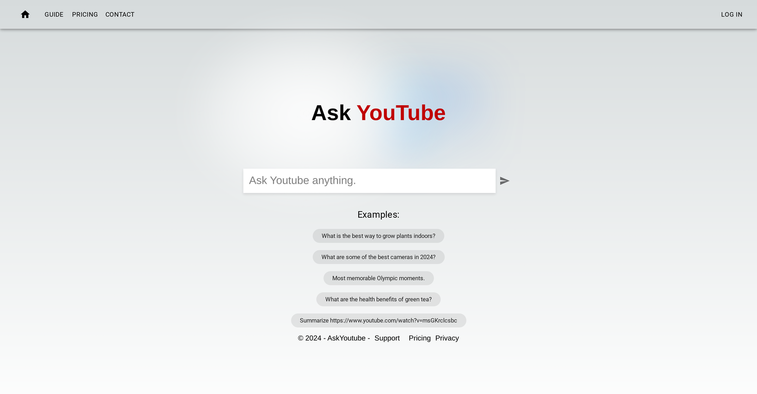 Askyoutube screenshot