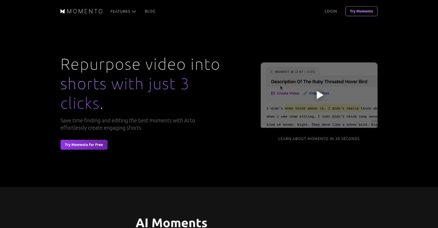 Studio Momento screenshot