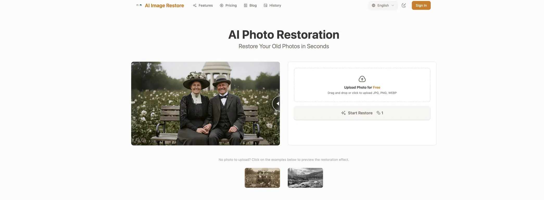 PhotoRestore.ai screenshot