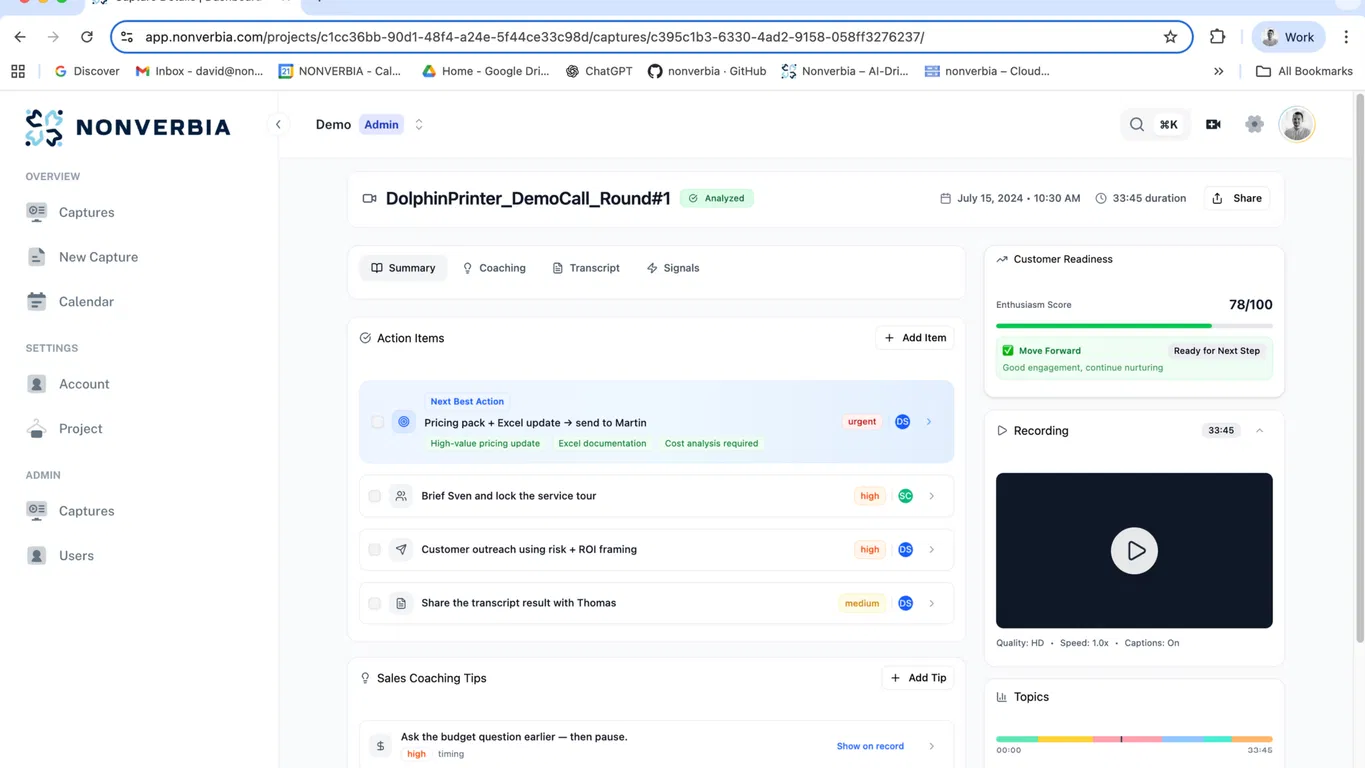 Nonverbia screenshot