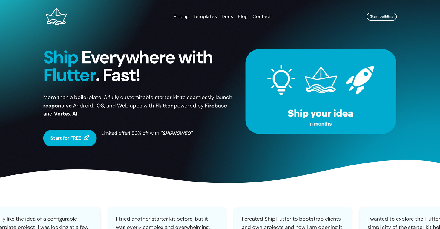 Flutter screenshot