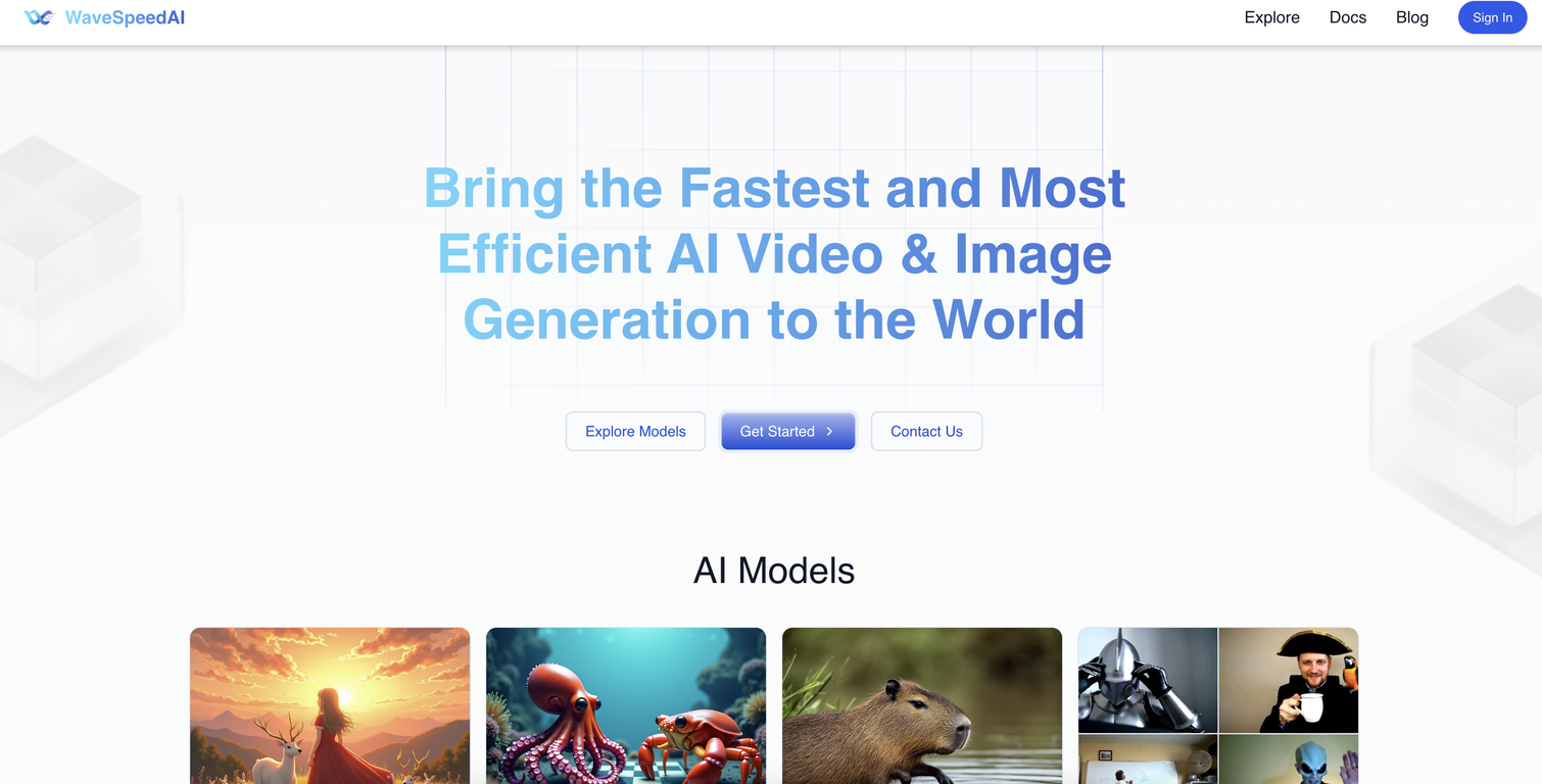 WaveSpeedAI screenshot