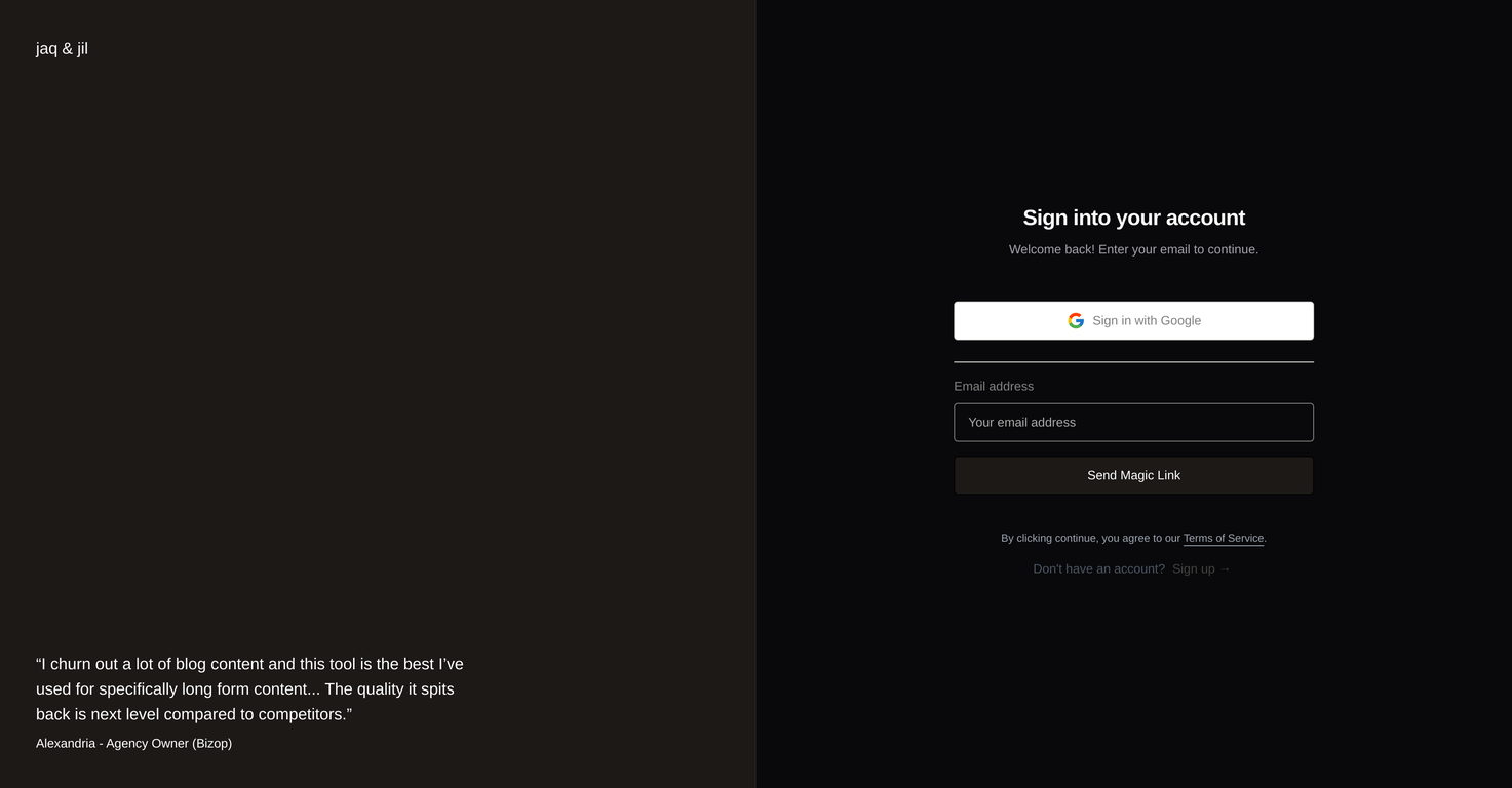Jaq n Jil - Your Writing Assistant screenshot
