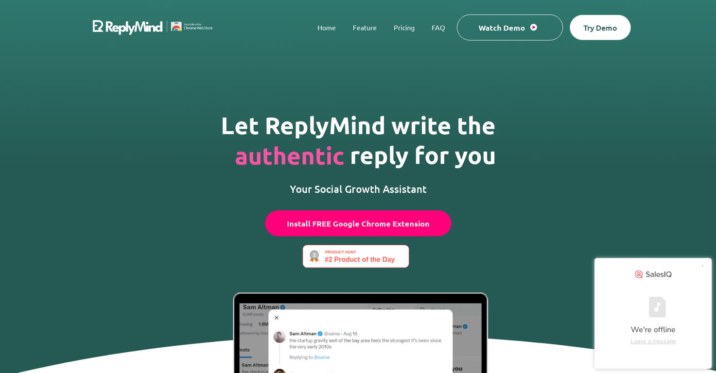 ReplyMind screenshot