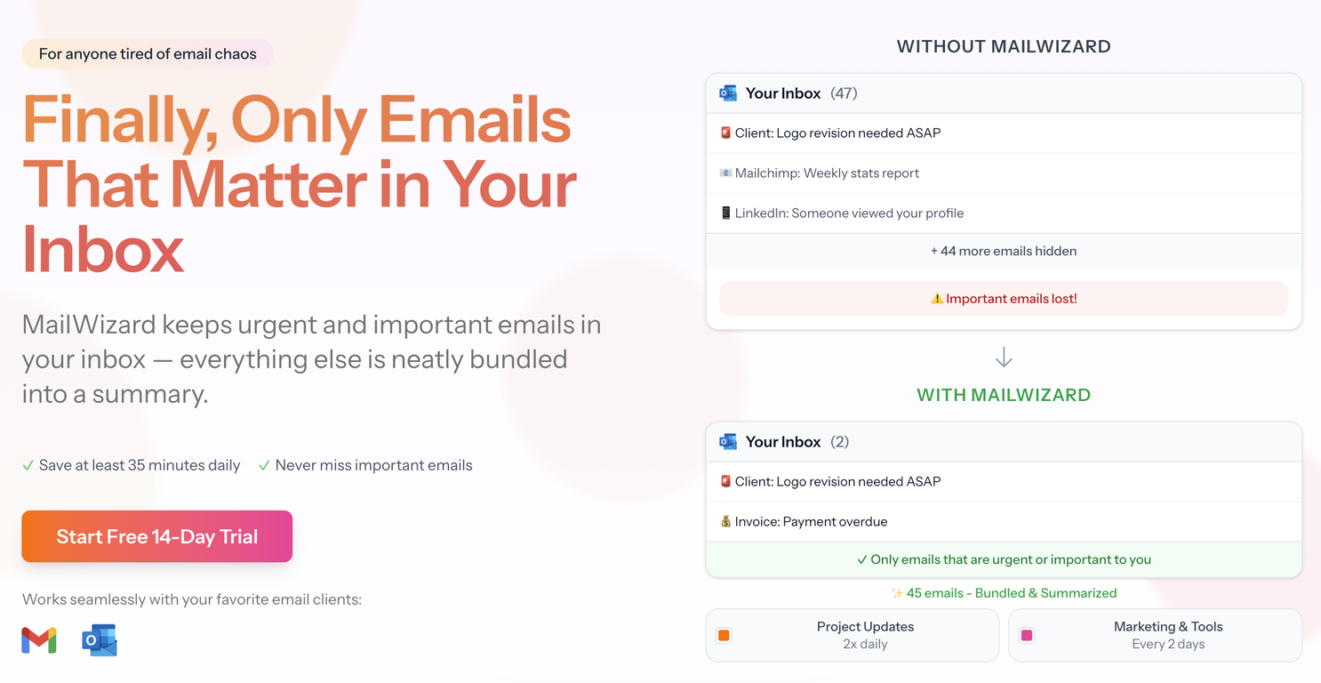 MailWizard for Gmail screenshot