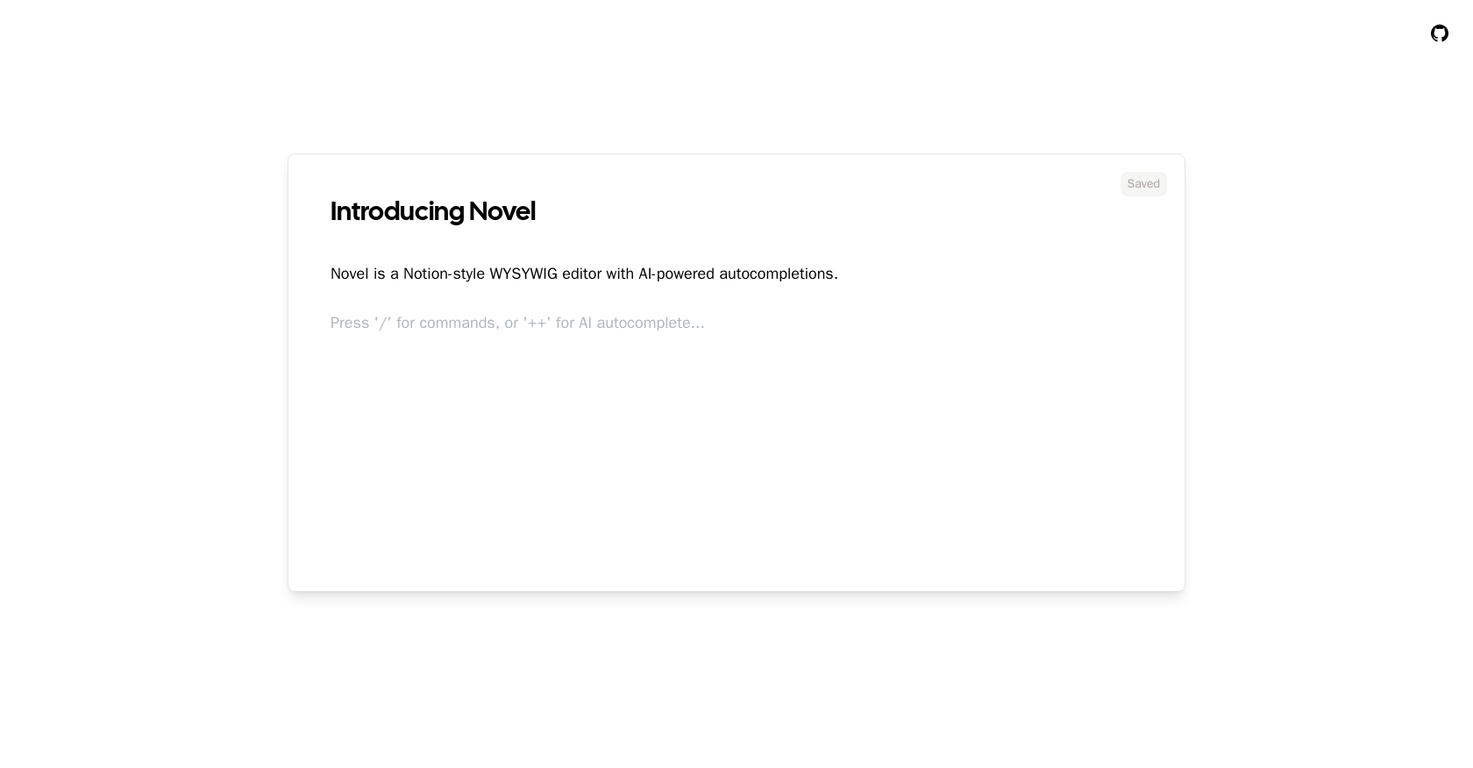 Novel.sh screenshot