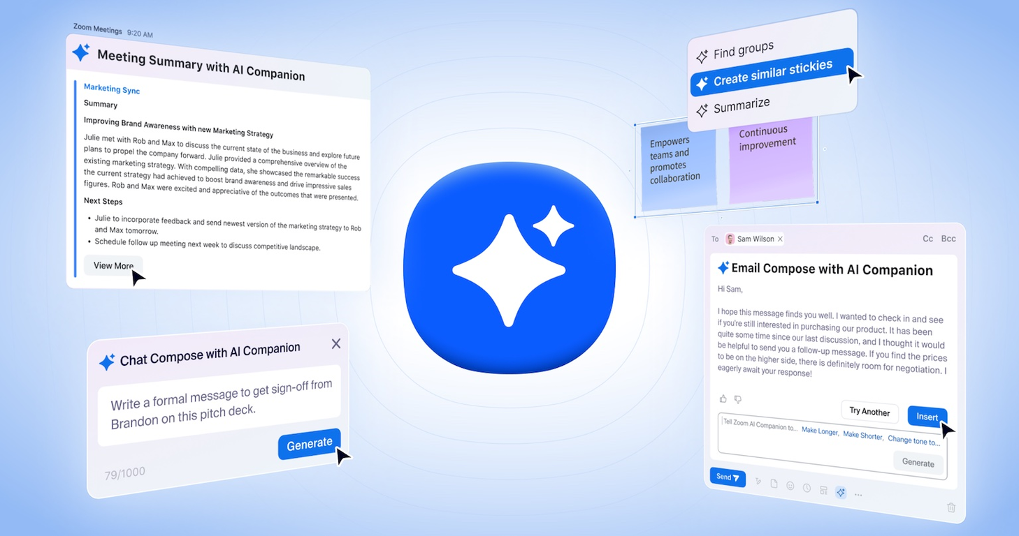 Zoom AI Companion screenshot